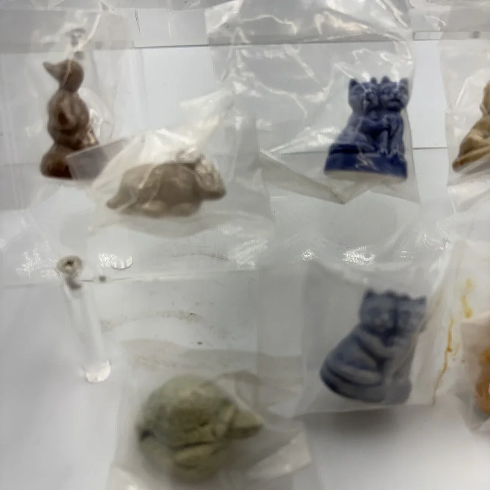 Vtg Wade Whimsies Red Rose Tea Pet Shop Series 10 Pcs England‎  New In Packaging